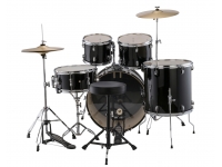 Ludwig LC170 Accent Fuse Black com pratos e banco Ludwig LC170 Accent Fuse Black com pratos e banco